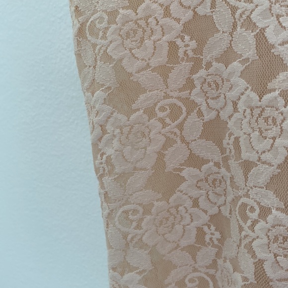 Jigsaw- women’s lace rose pink/cream coloured top - Picture 6 of 8